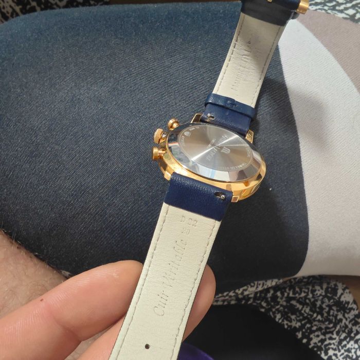 Maurice Lacroix Eliros Chronograph Blue And Gold