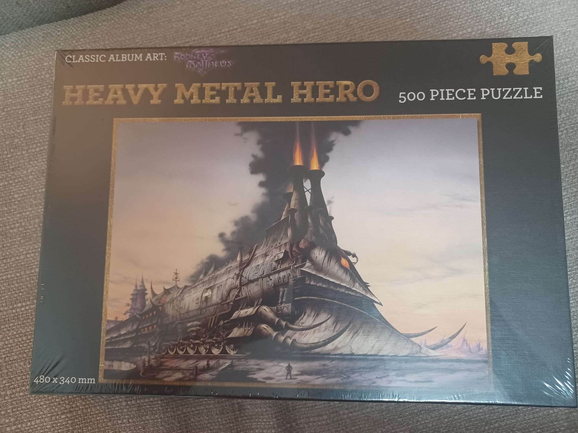 Puzzle 500 piese tren The Heavy Metal Hero Diamond Head Transarctica