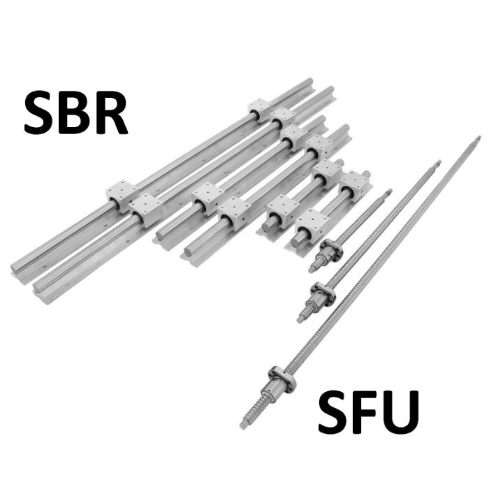 Направляващи за линейни лагери SBR и сачмено винтови двойки SFU1605