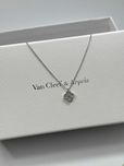 Colier MINI Van Cleef & Arpels Aur Alb 750 Diamond