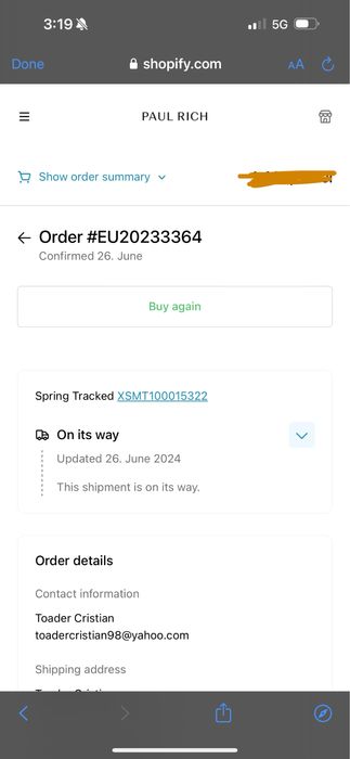 Paul rich froasted stardust silver ceas