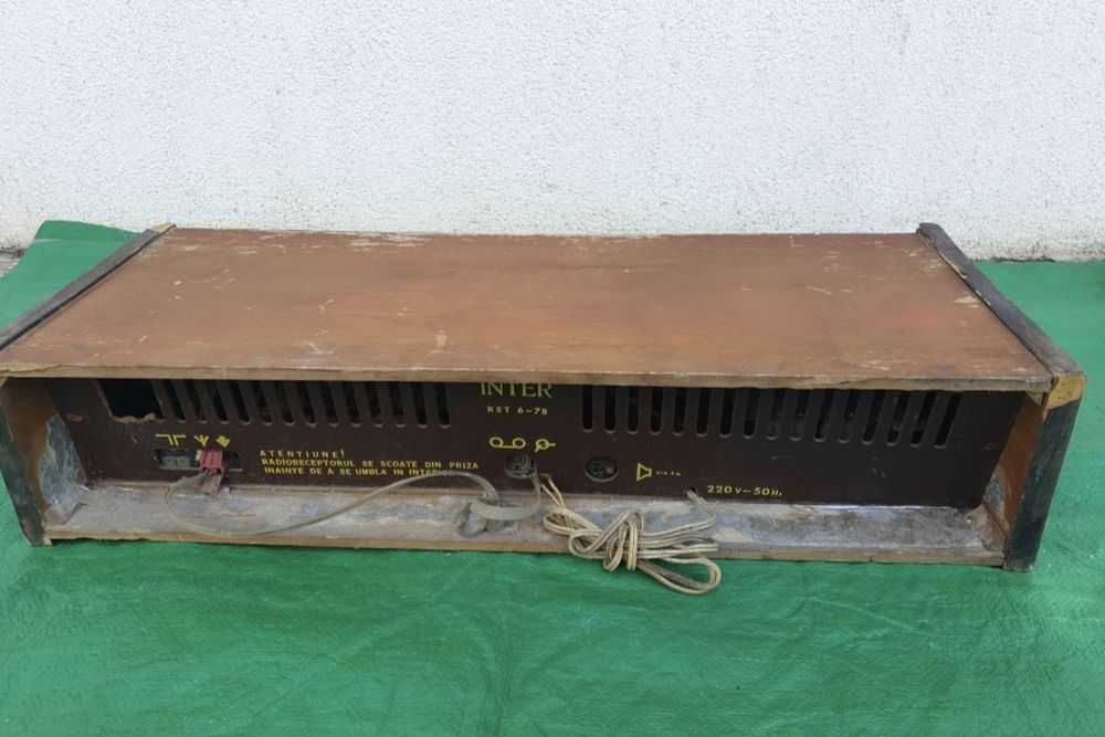 Radio INTER model RST 6-78,made in Romania ,fabricat in Comunism

- El