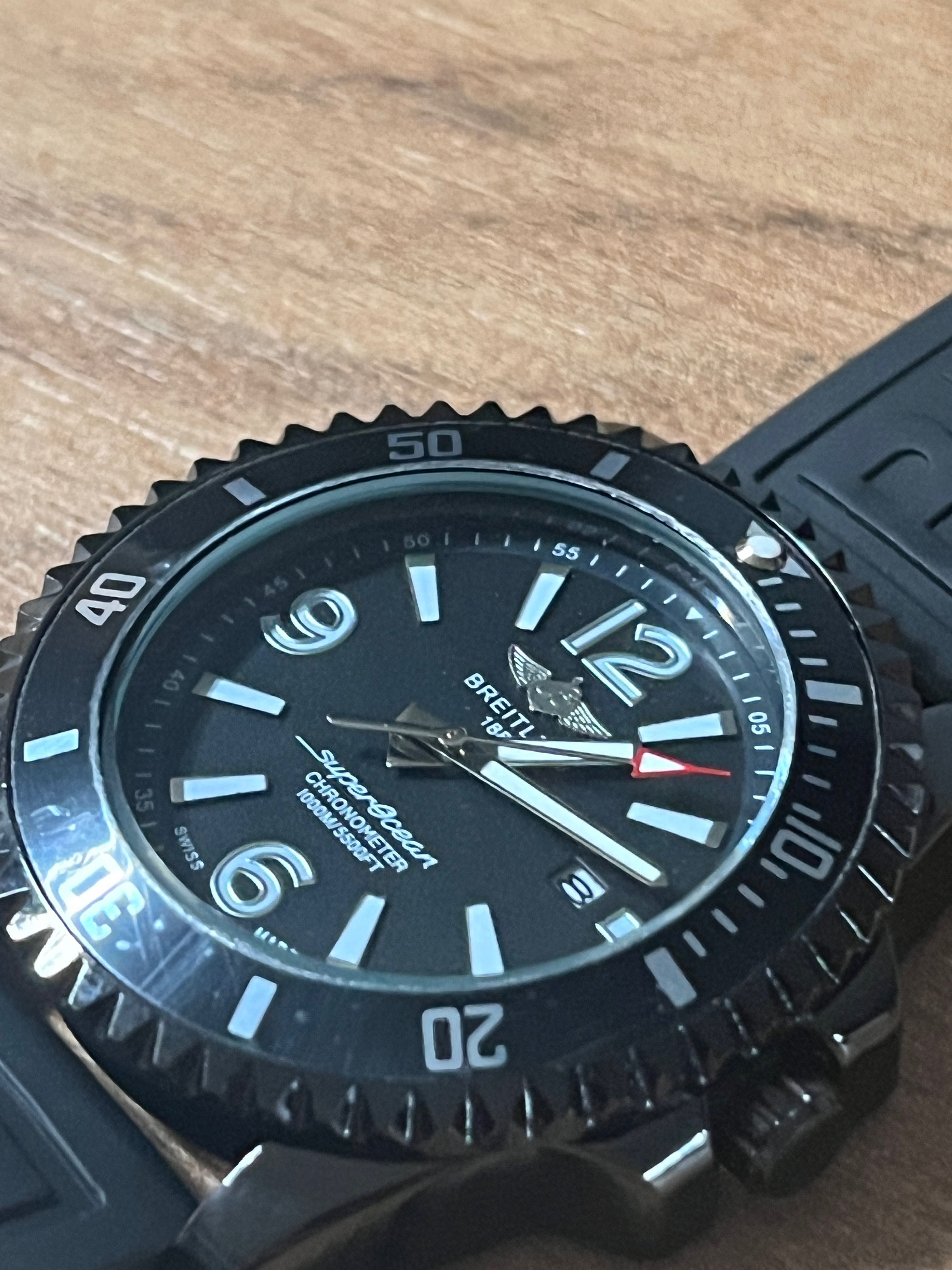 Breitling superbcean
CHRONOMETER
1000M/ 5500FT
