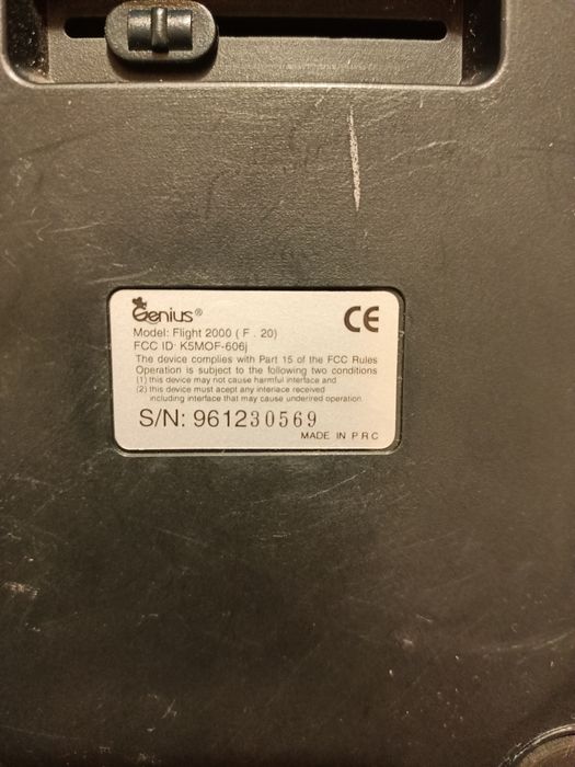 Joystick Genius Flight 2000 F20