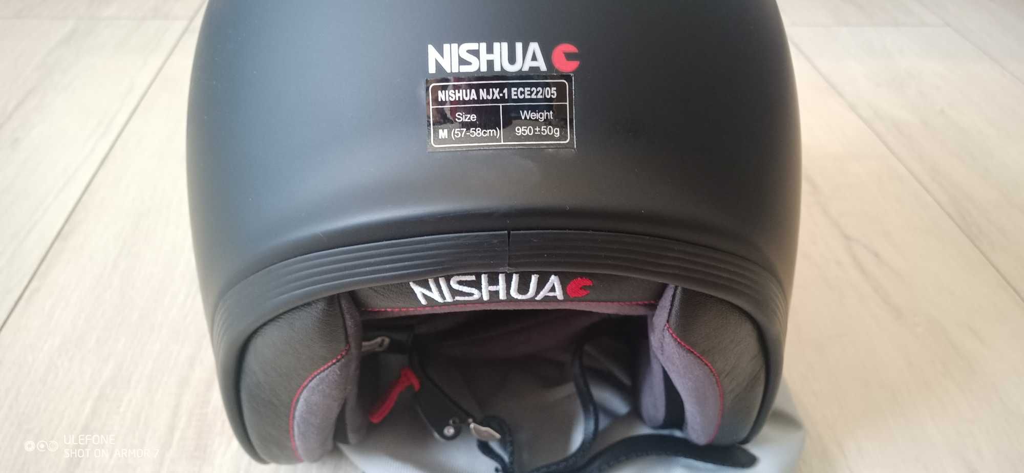 Casca moto jet-helm Nishua M 57-58 cm, stare NOU