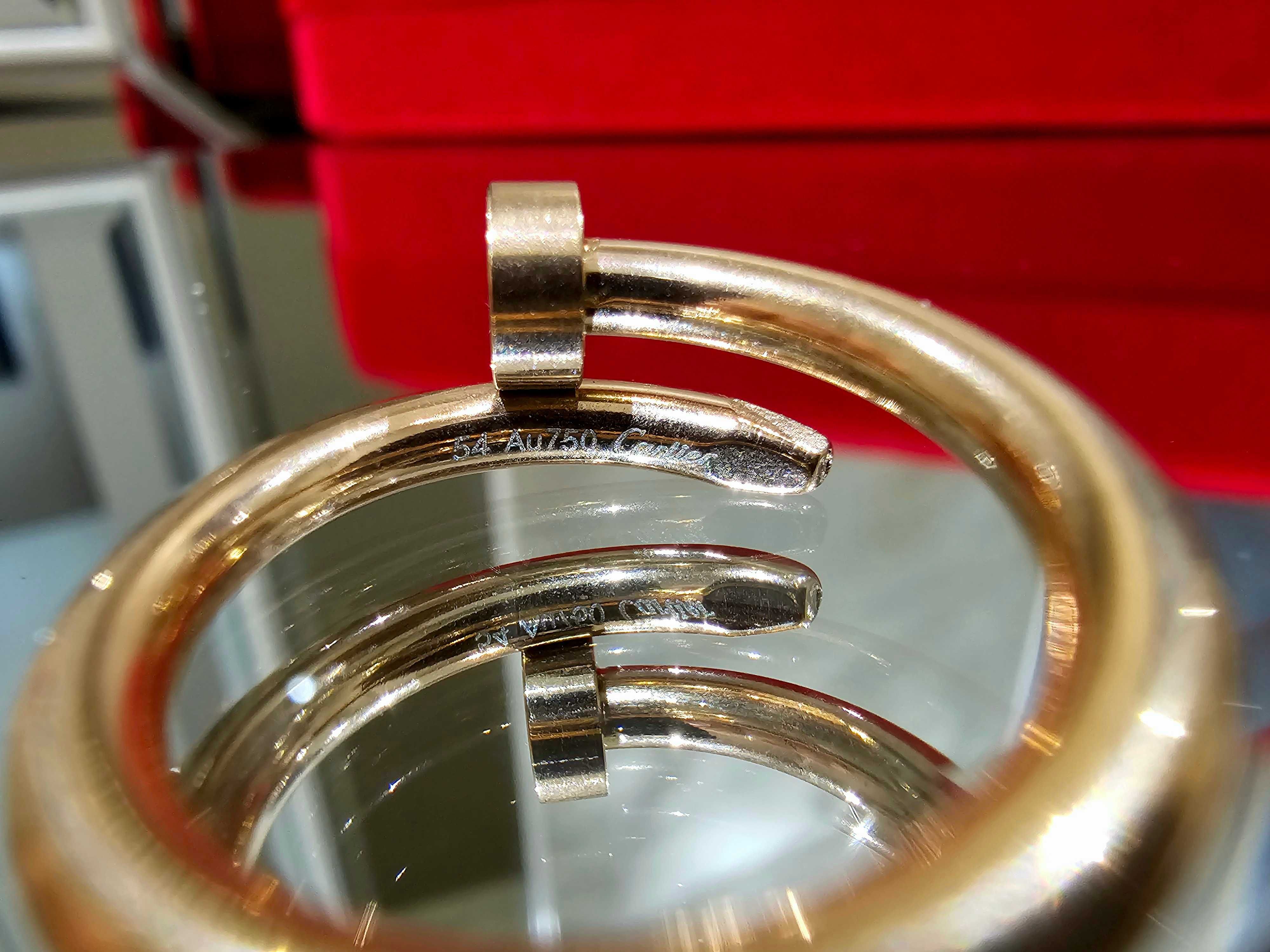 CARTIER Nail Juste un Clou Classic Rose Gold Пръстен Пирон