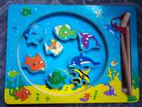 Дървена играчка Риболов и Музикална играчка, Vtech