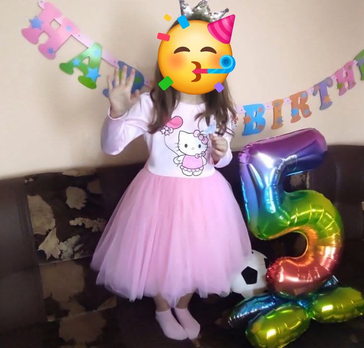 Рокля на Хелоу Кити 110-ти размер