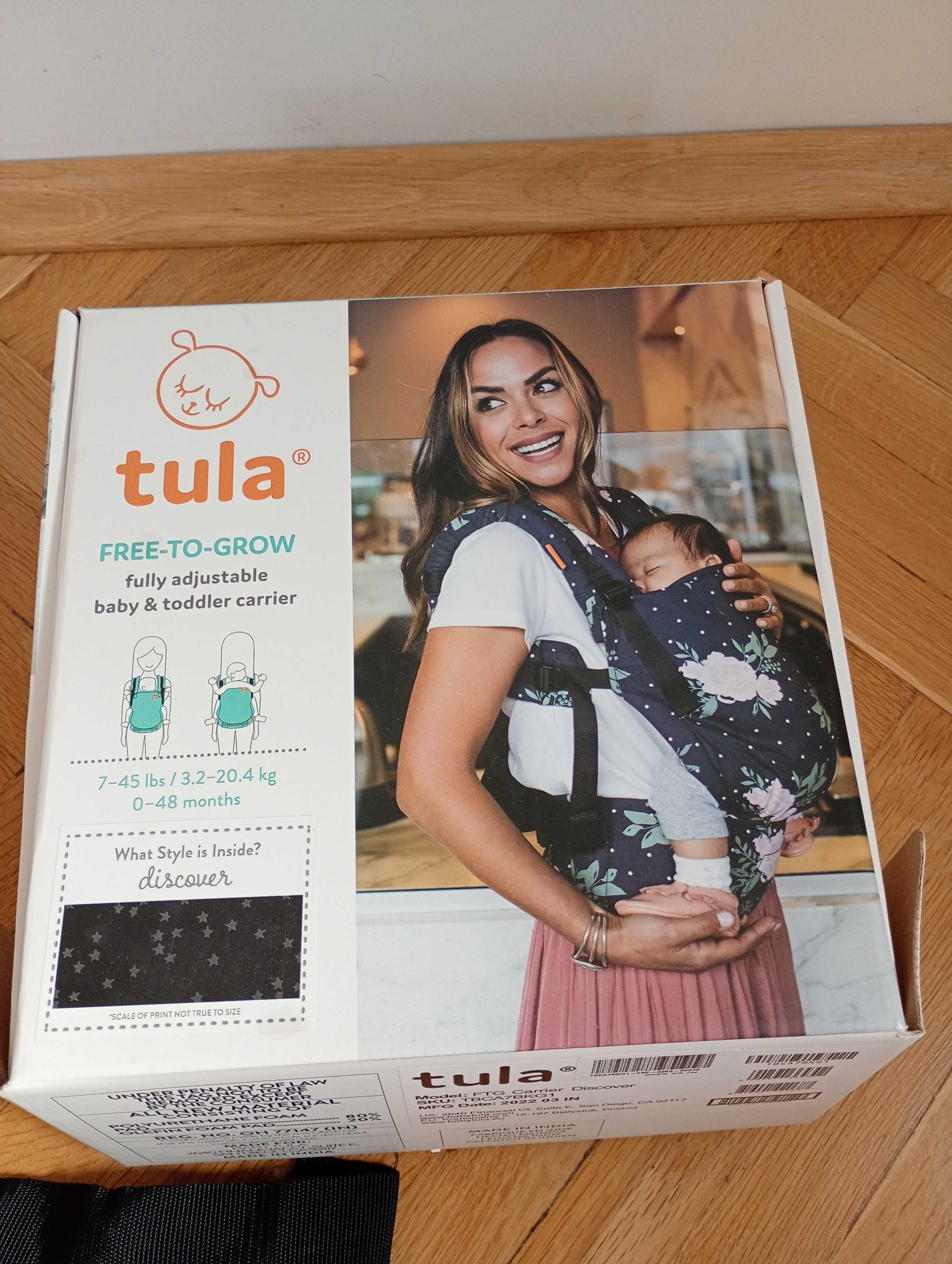 Tula free to grow ергономична раница за бебеносене