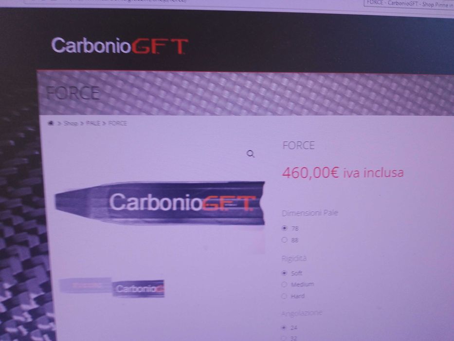 Карбонови плавници GFT Carbonio