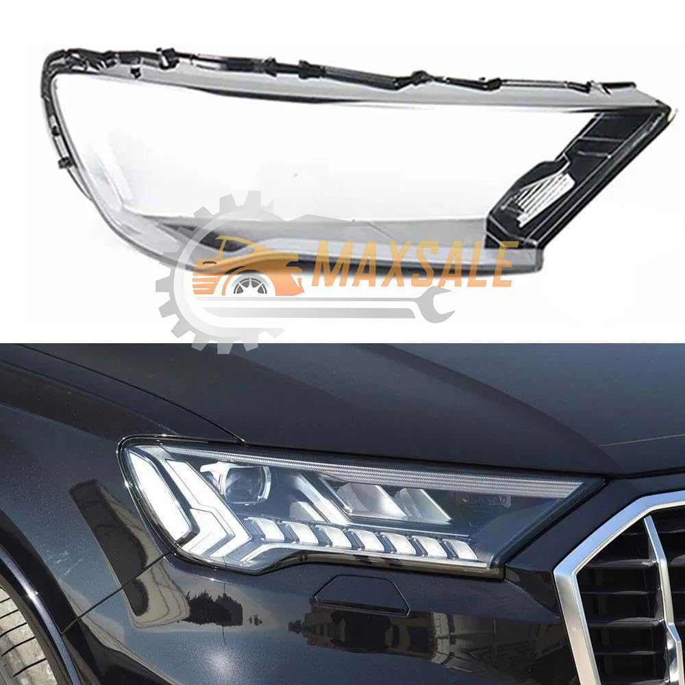 Капаци фарове Audi Q7 (21-22) фар ауди кю7 комплект стъкло джип