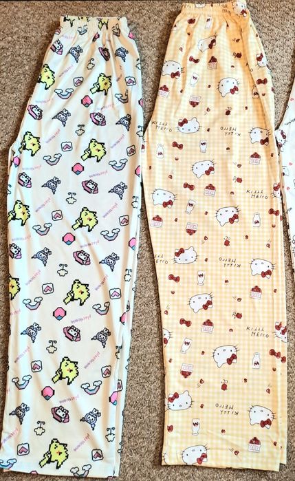 Pantaloni Hello kitty de casa sau de pijama Hello kitty