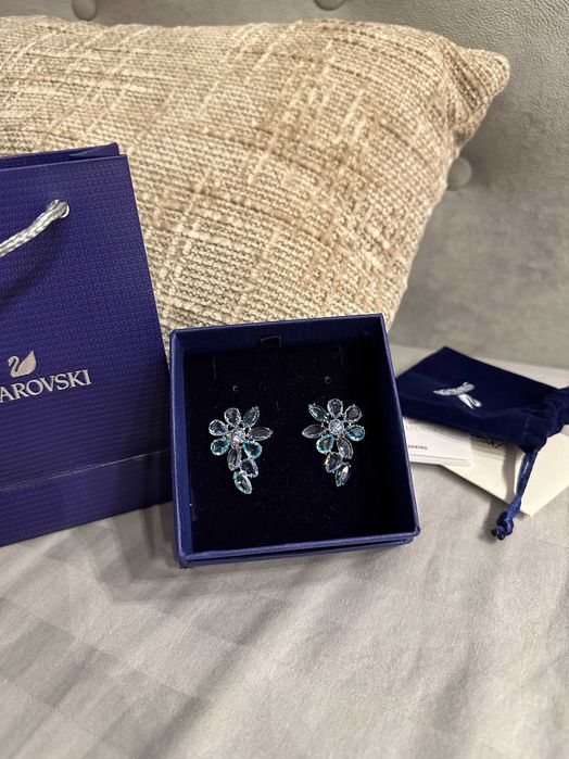 Обеци Сваровски - Цветя - Swarovski нов модел