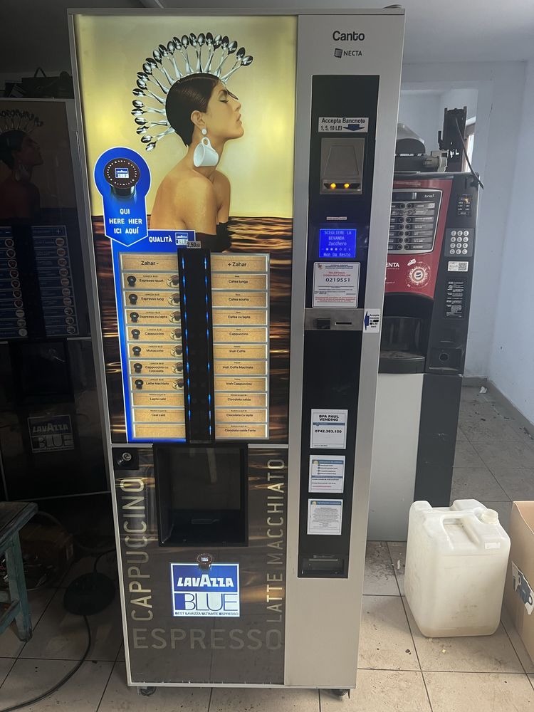 Necta Canto Lavazza Blue aparat vending automat