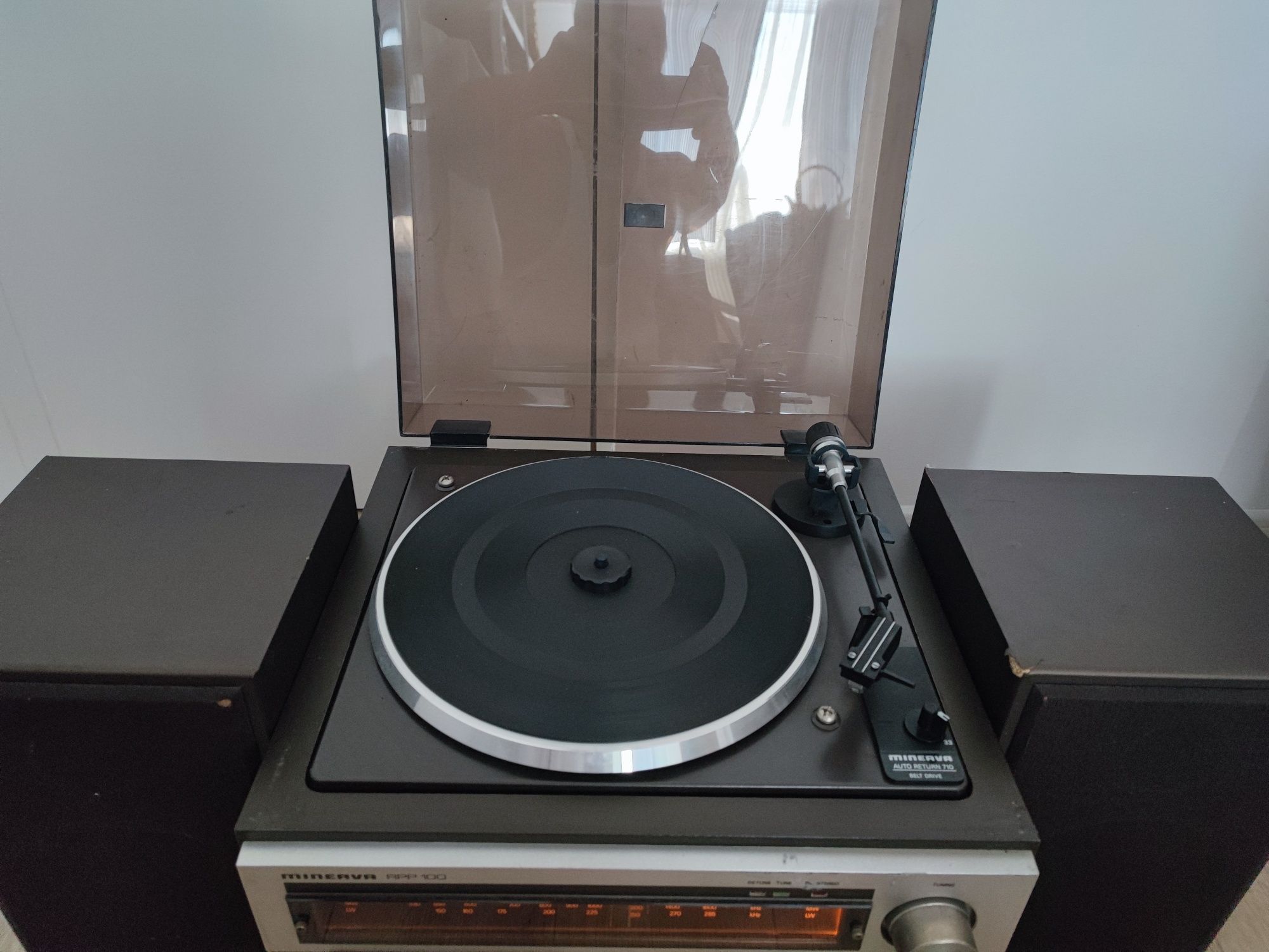 Combina audio Minerva RPP 100 pick up deck radio fara ac
