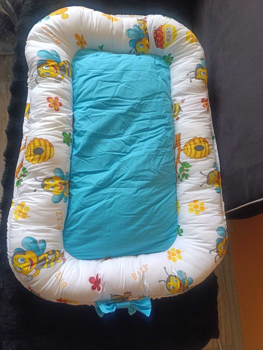 Бебешко гнездо "Пчелички" - синьо