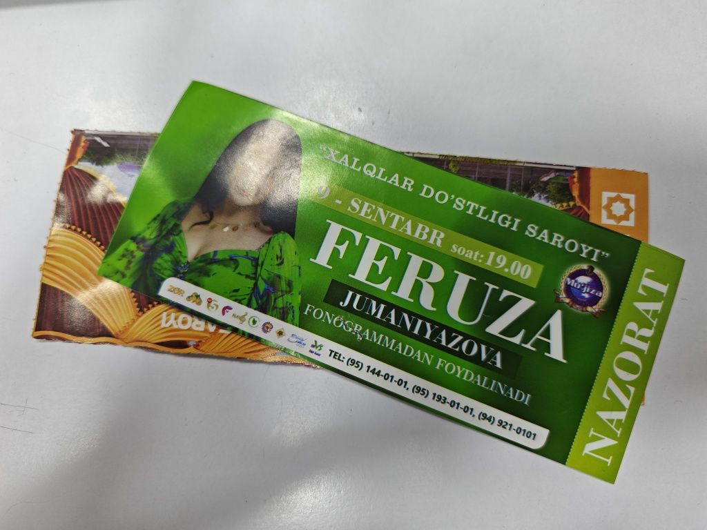Bilet Feruza Jumaniyozova