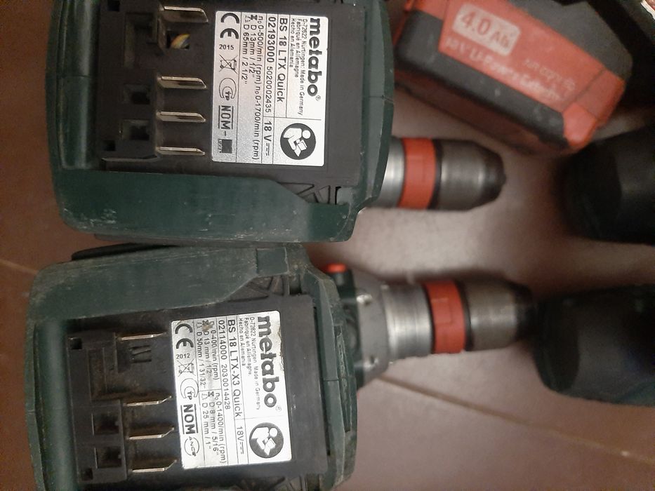 Акумулаторни машини Метабо 18v