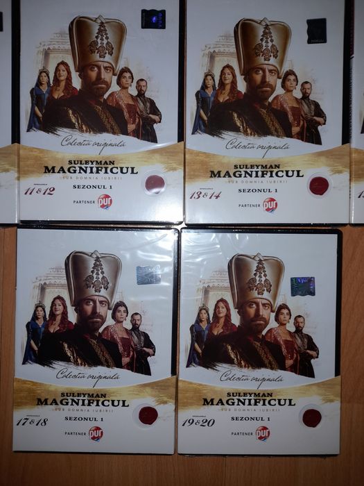 DVD originale- Colecția Suleyman Magnificul