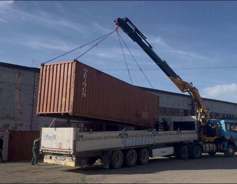 30 тонн манипулятор контейнеровоз услуги