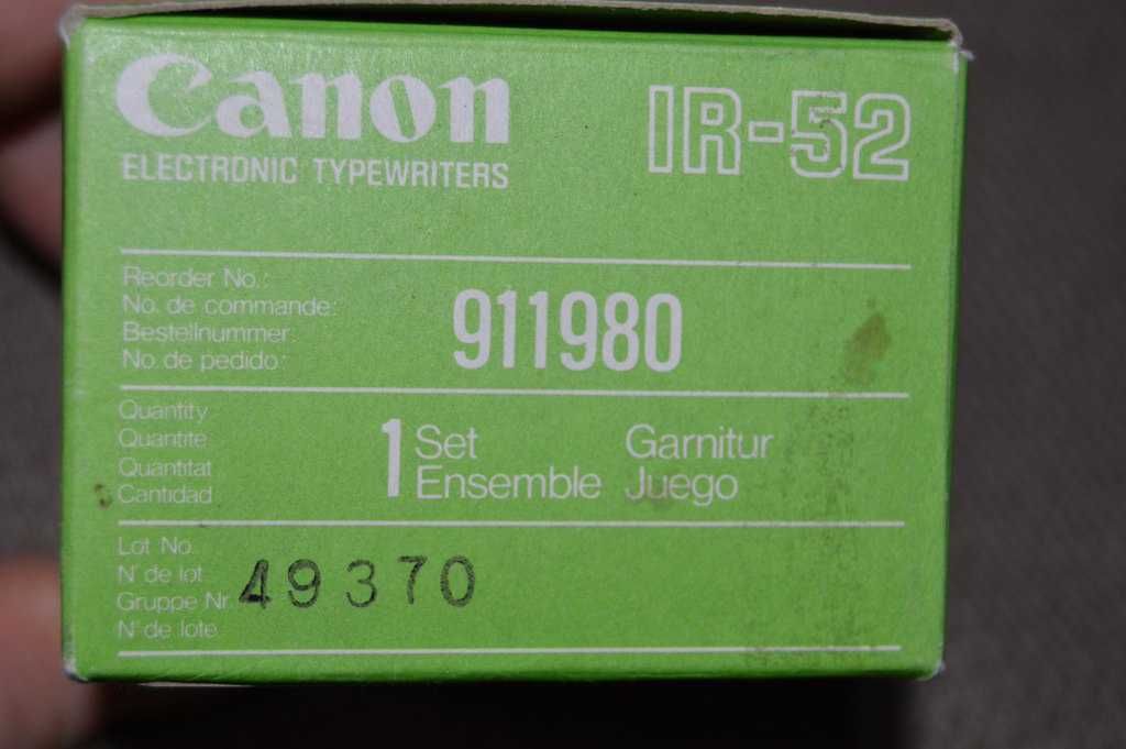 CANON IR-52 Original Rare BLUE Ribbon Cassettes for typing machines