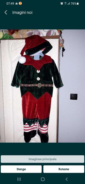 Costum spiriduș 6-12 luni