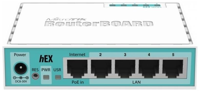 Маршрутизатор MikroTik hEX RB750Gr3