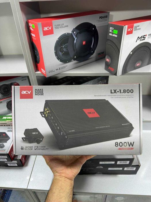 ACV LX-1.800 Усилитель Моно  | Naqd yoki Muddatli to‘lov AutoNovaUZ