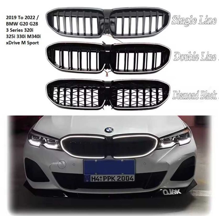 Grile iluminate LED BMW X6, X5, G30 , G20, G06, G05, F10, F30, X3, X4