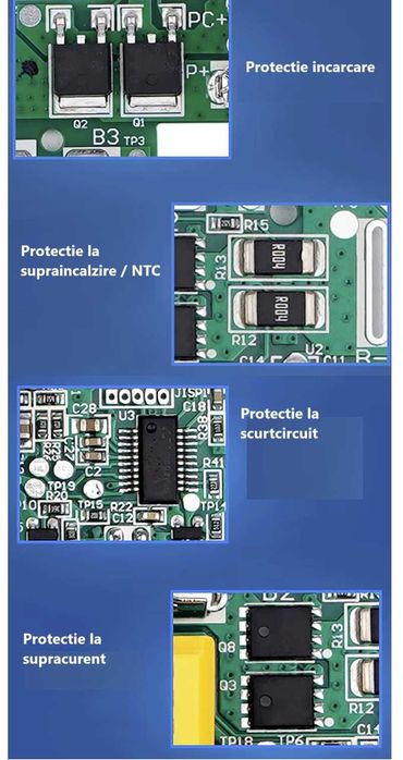 BMS Makita incarcare baterii BL1830 BL1815 BL1850 BL1860 LXT400