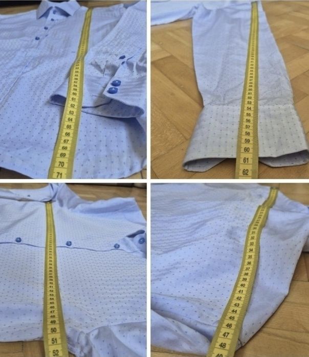 Cămașă bărbătească italiană Franco Conte, Slim Fit, bumbac 100% - 40