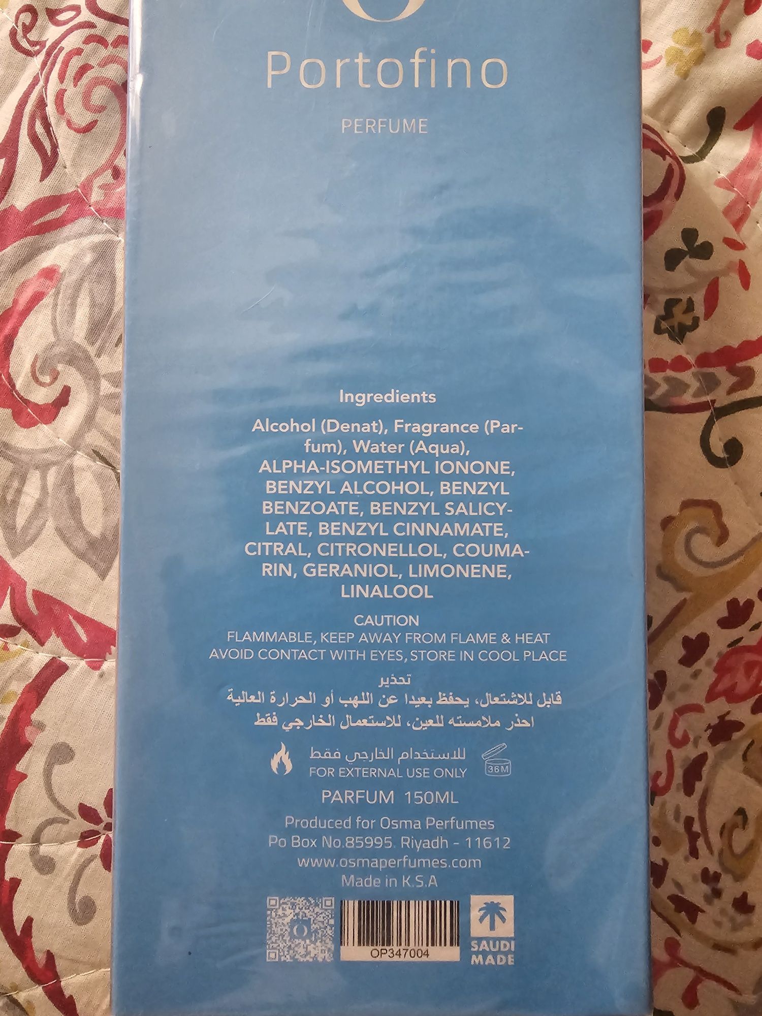 Osma Portofino Made by Saudia