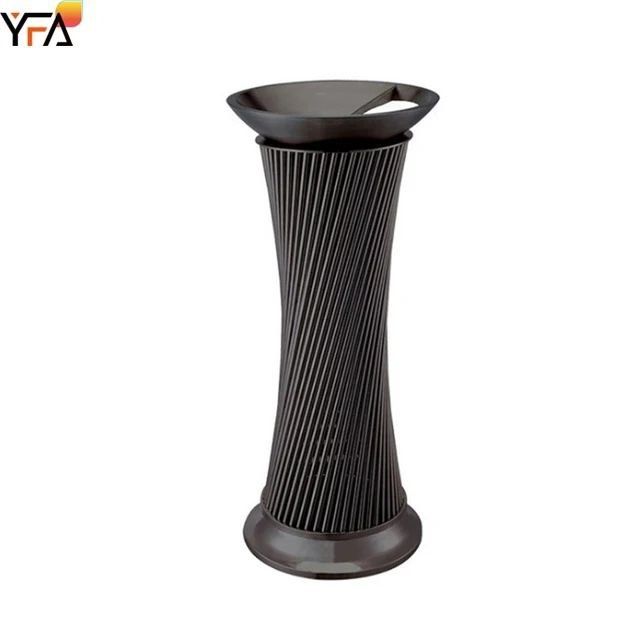 Уличная урна-пепельница курилка из нержавеющей стали 34×72×30 см