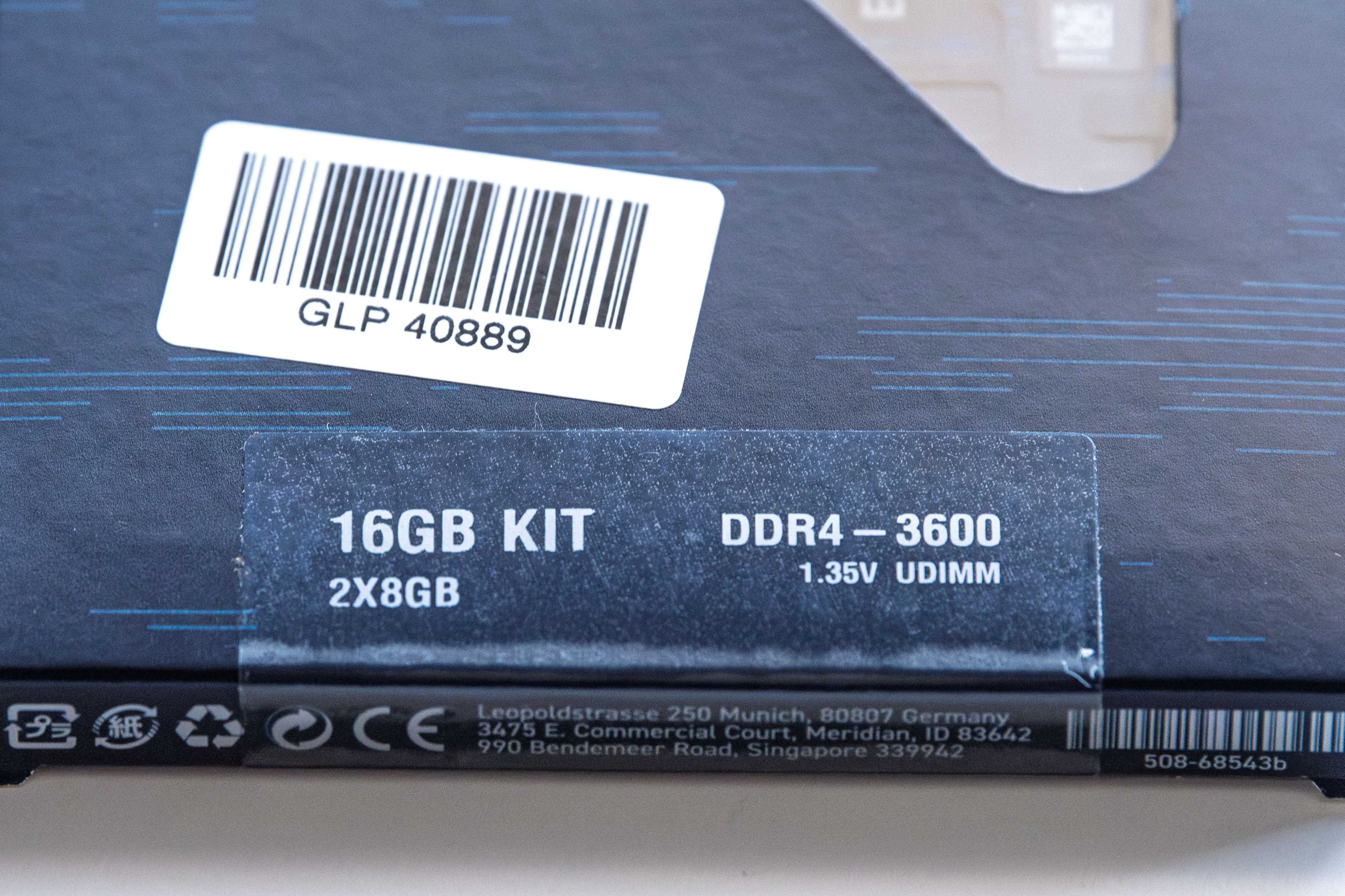 2 комплекта Crucial Ballistix RAM 16GB (2x8GB) DDR4 3600MHz CL16