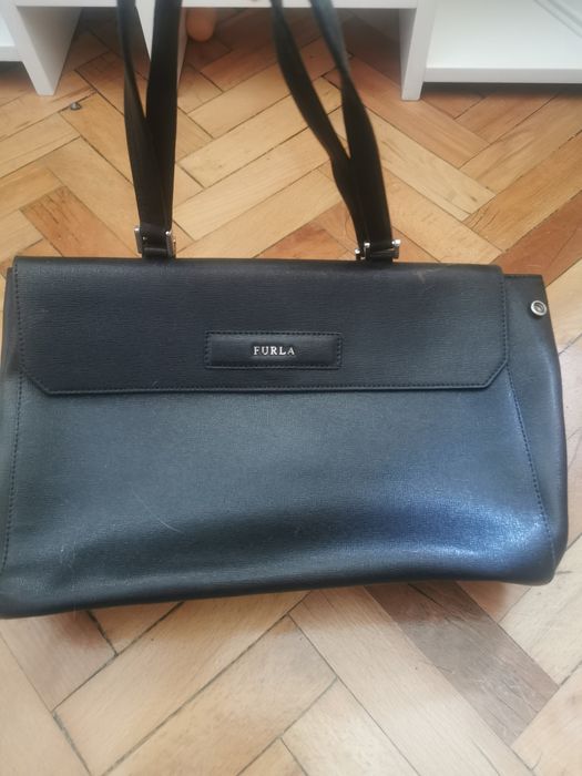 Чанта фурла furla бежава екрю