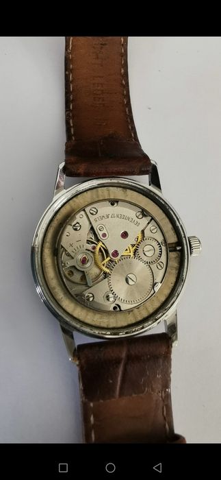 Ceas Aristocrat - Int.Manuala-Otel-34 mm-Funcționează Excelent!