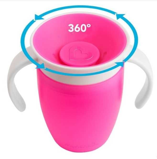 Cana anticurgere 360° cu manere pentru bebe, 200ml. 6+luni