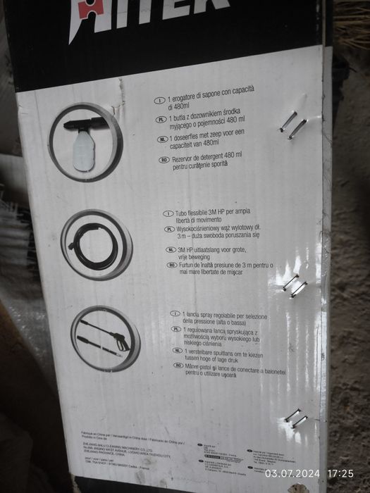 Vând aparat de spala cu presiune