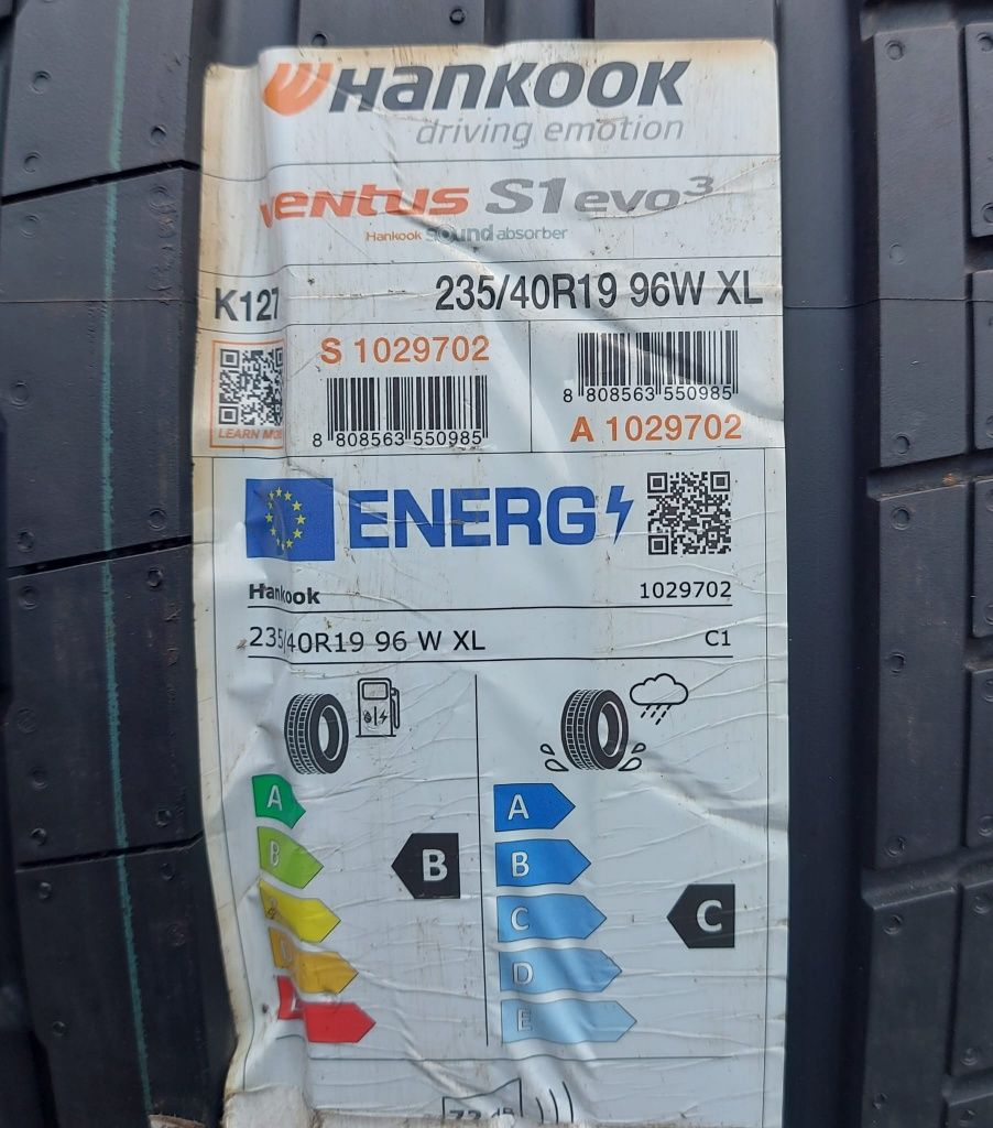 Set 4buc 235/40 R19 96W XL Hankook Ventus S1 evo³ (anti zgomot) vară