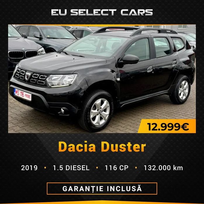 Dacia Duster Rate fixe si Cash, 12 Luni Garantie, Prestige 2019, 360 camera
