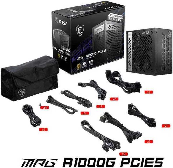 Блок питания MSI MPG A1000G Gold Modular PCIE5