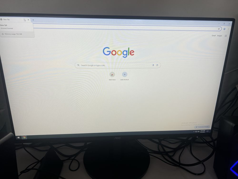 Vand monitor Aoc 24 inch 100hz