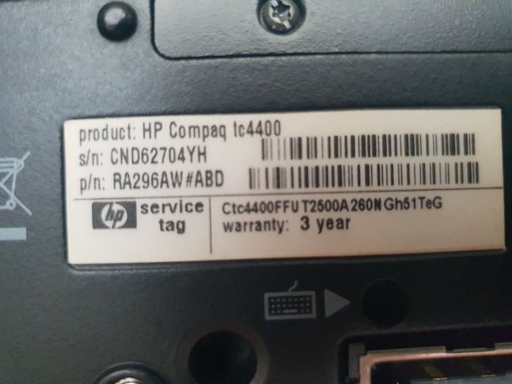 Лаптоп HP Compaq  tc4400