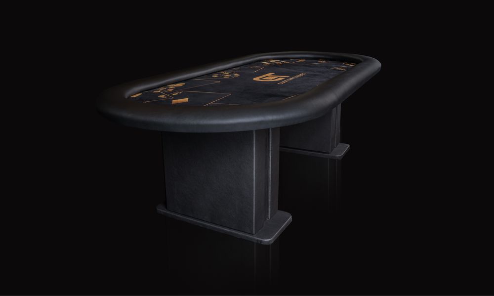 Masa poker personalizata CustomTables.eu livrare 24 ore LOGO tau stoc
