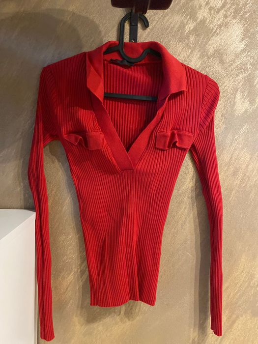 Дамска блуза с яка Zara