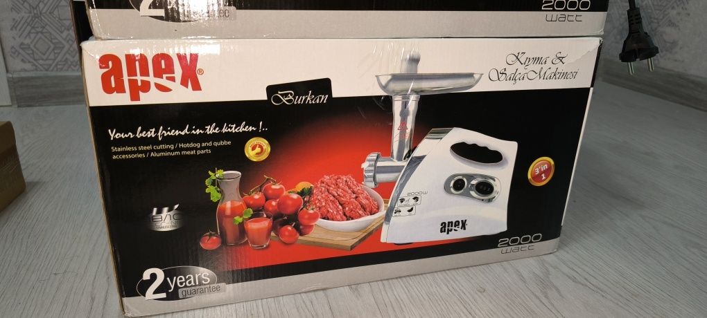 электро мясорубка Apex gr3000s