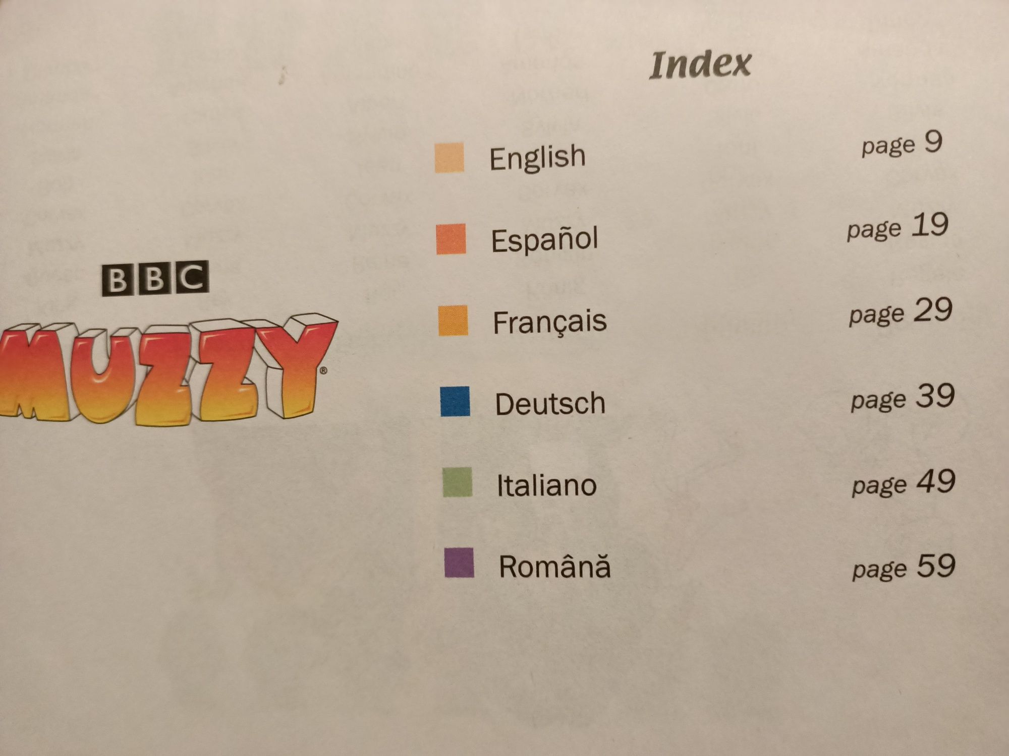 Curs engleza, franceza, germana, spaniola, italiana colecția Muzzy