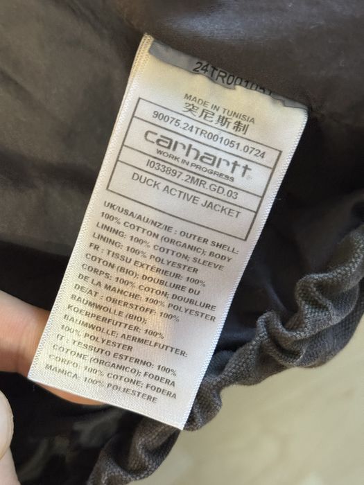 Geaca carhartt duck active jacket M