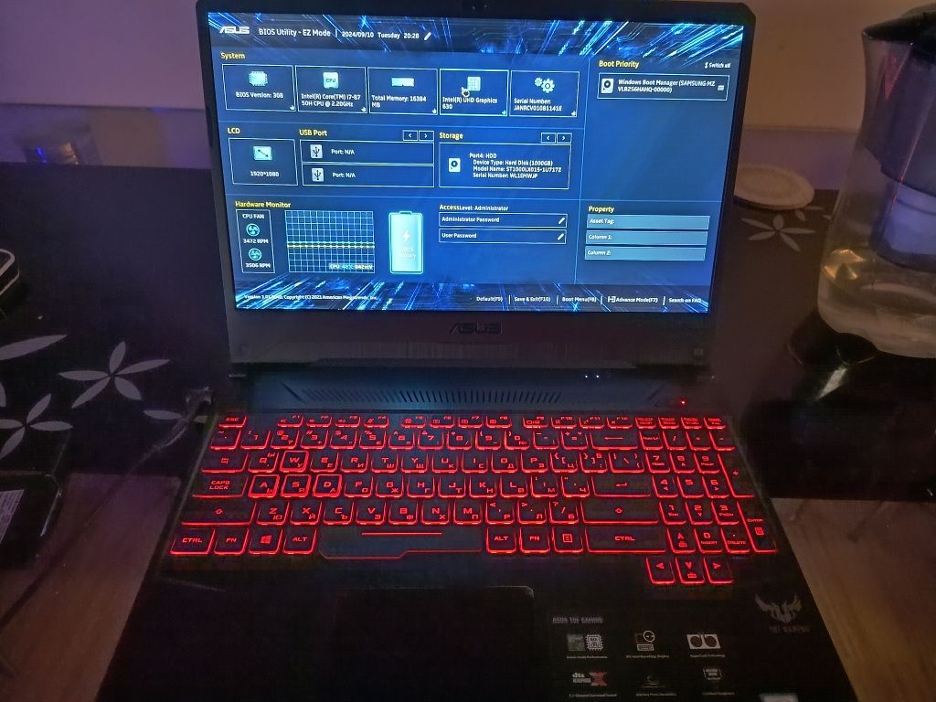 Геймърски лаптоп ASUS TUF Gaming FX505GE