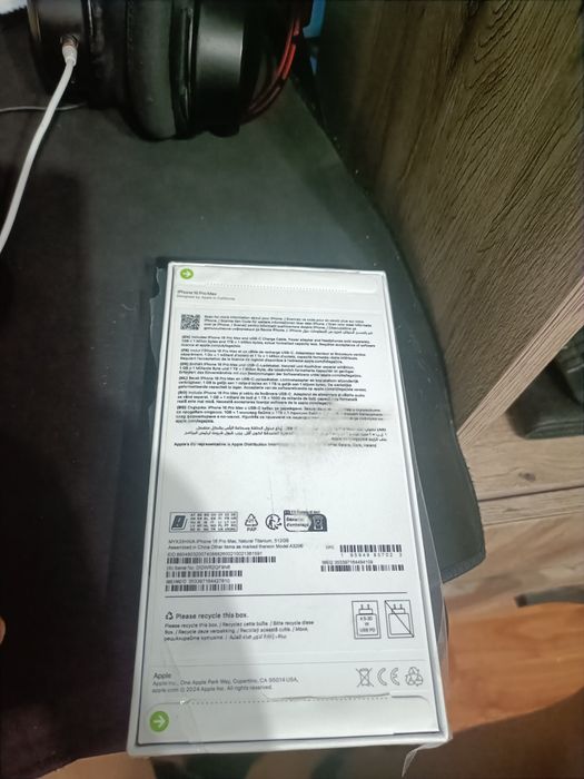 iPhone 16 pro max 512gb natural titanium